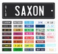 Personalised Keyring Custom Key Ring License Number Plate Rego Style Key Tag School Bag Tag