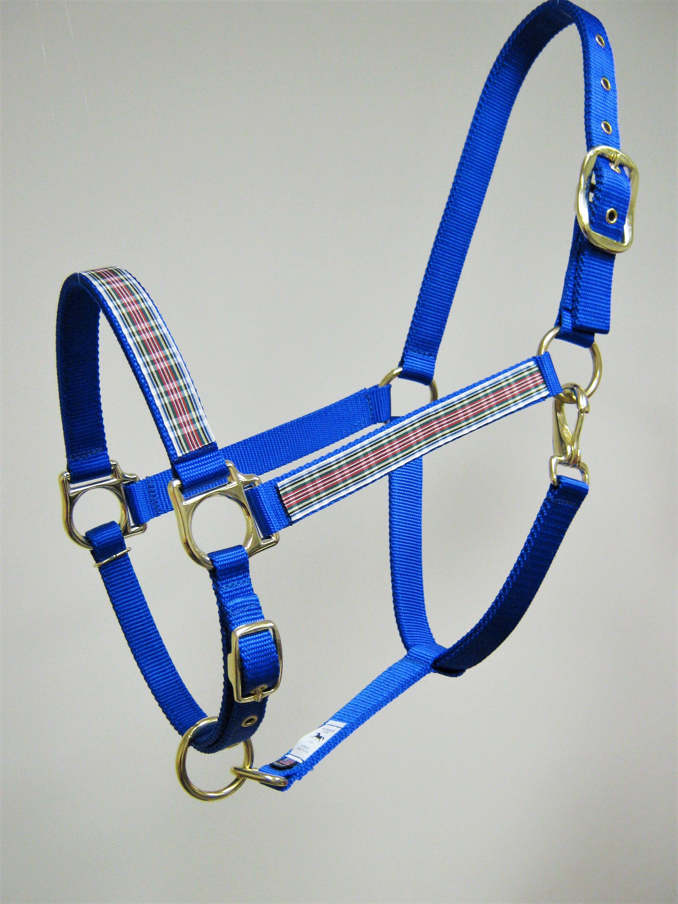 Plaid Horse Halter Red Plaid Draft Horse Halter Plaid Mini Etsy