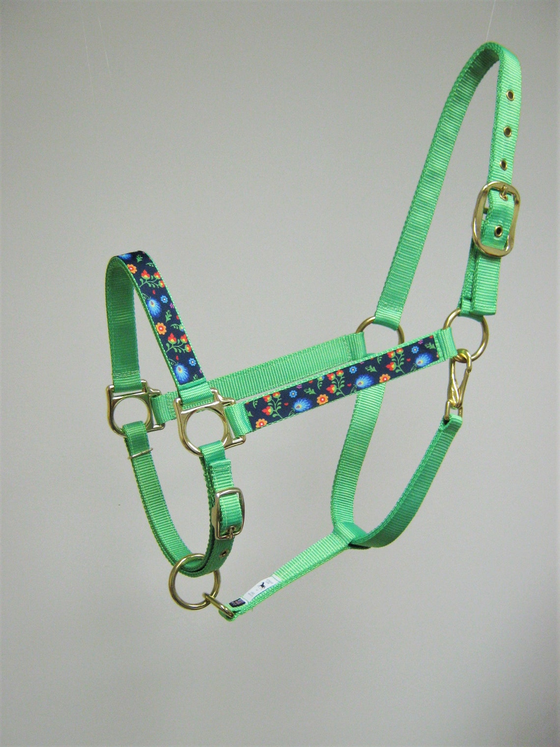 Floral Horse Halter Flower Mini Horse Halter Flower Design Etsy