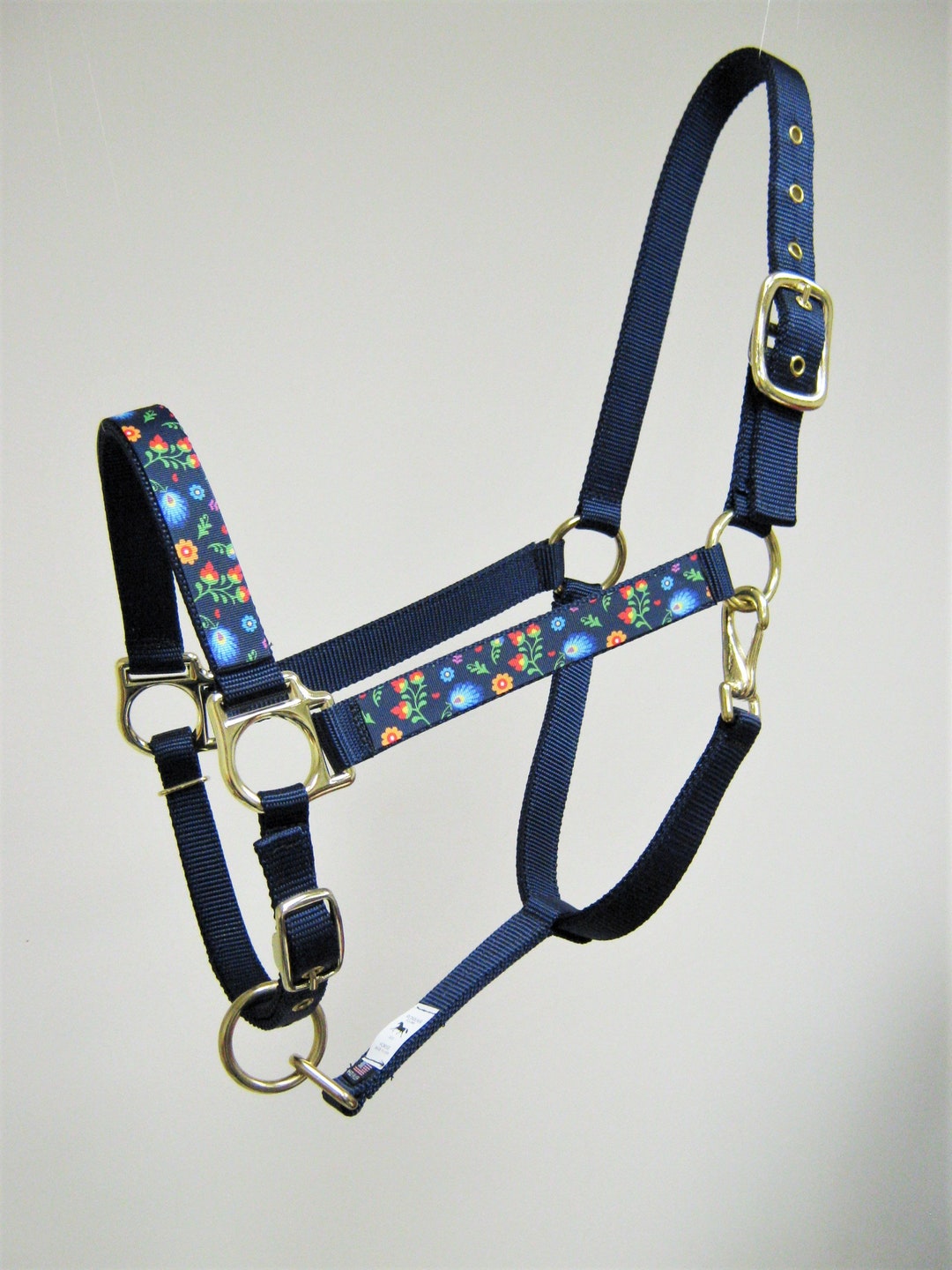 Floral Horse Halter Flower Mini Horse Halter Flower Design Etsy