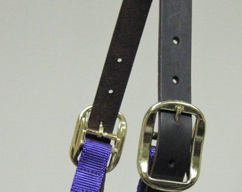 Leather Crown Replacement, Breakaway Leather Crown, Adjustable Leather Crown Replacement Piece