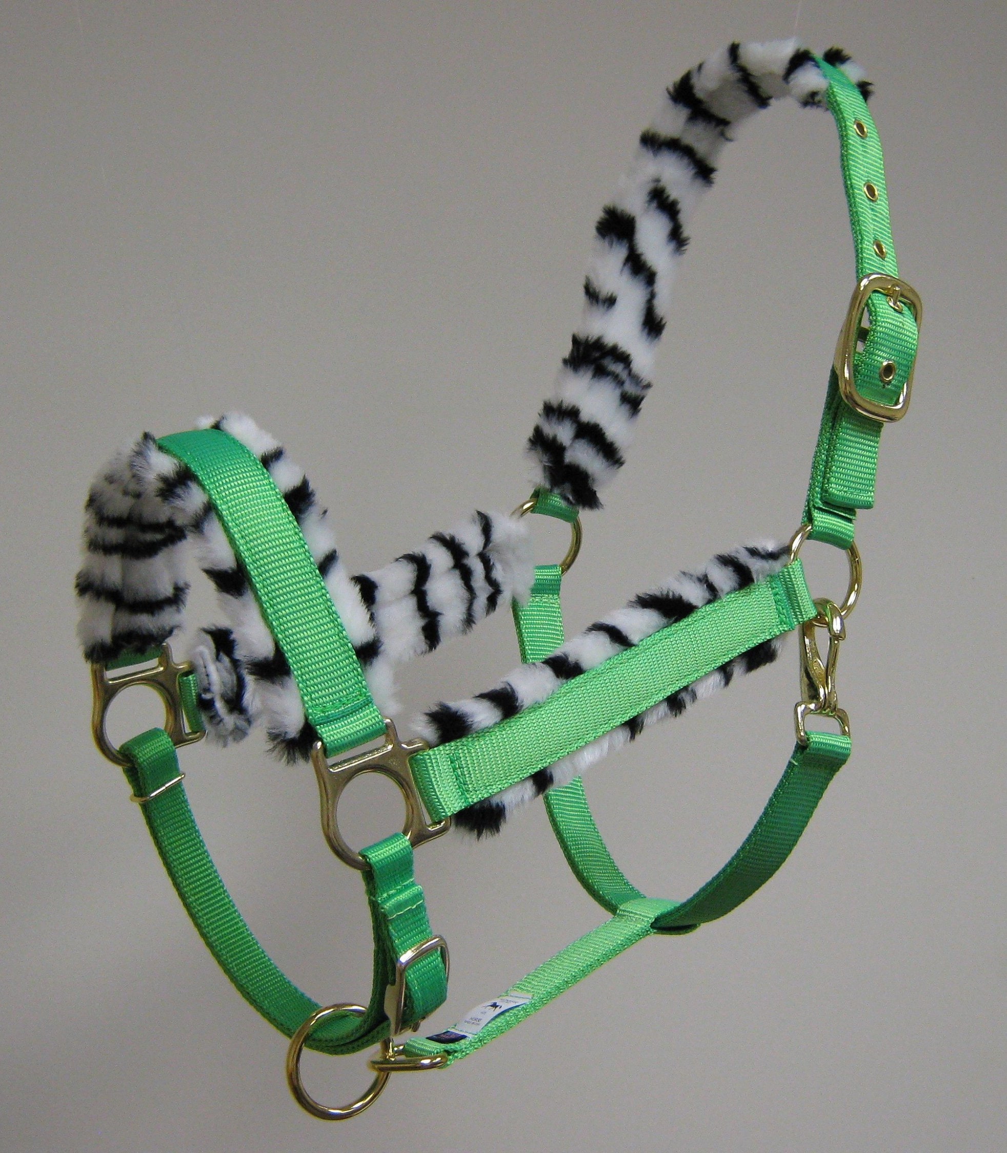 Furlined Horse Halter Padded Horse Halter Purple Horse Etsy