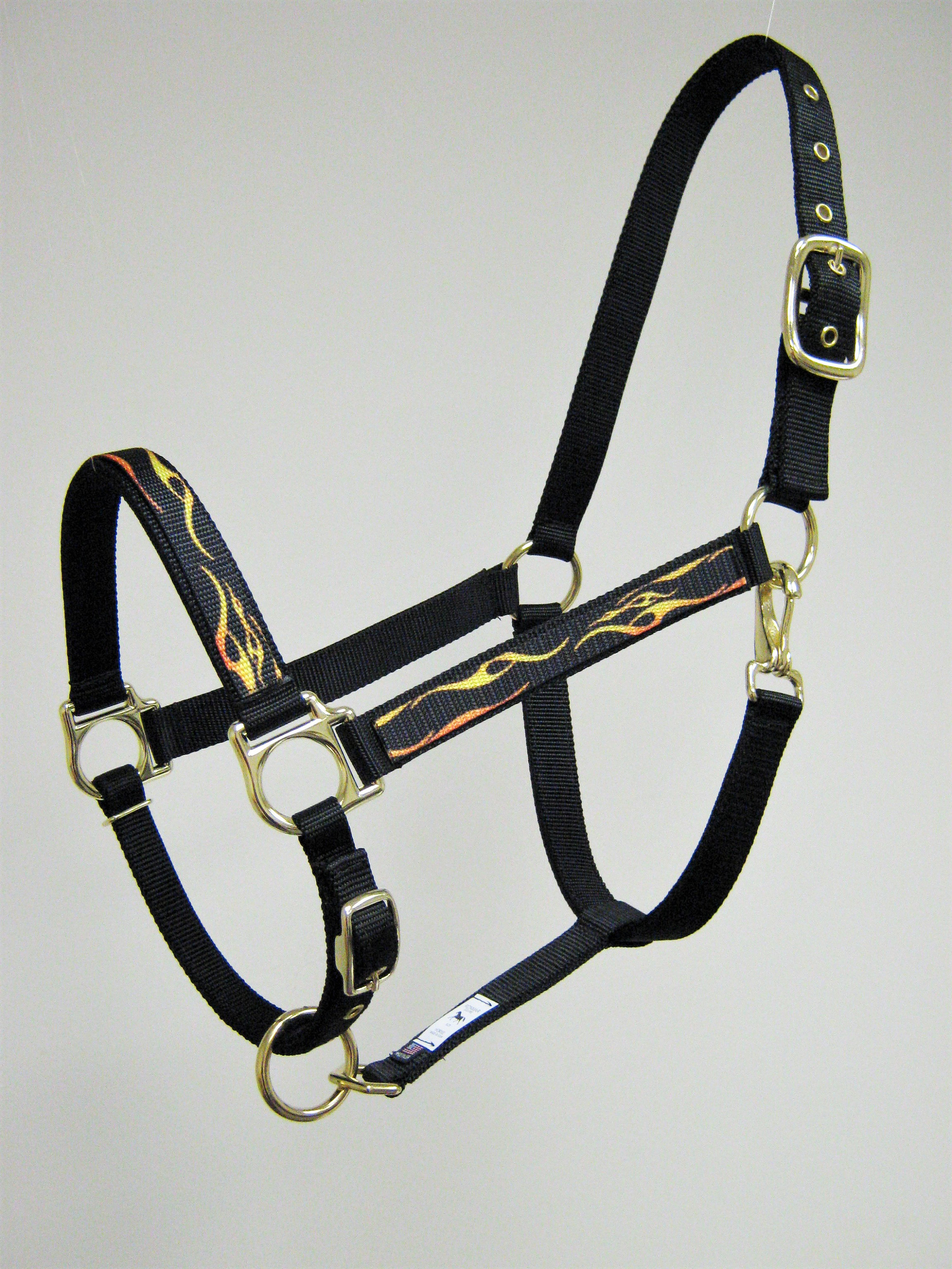 Flames Horse Halter Custom Draft Halter Fancy Pony Halter Etsy