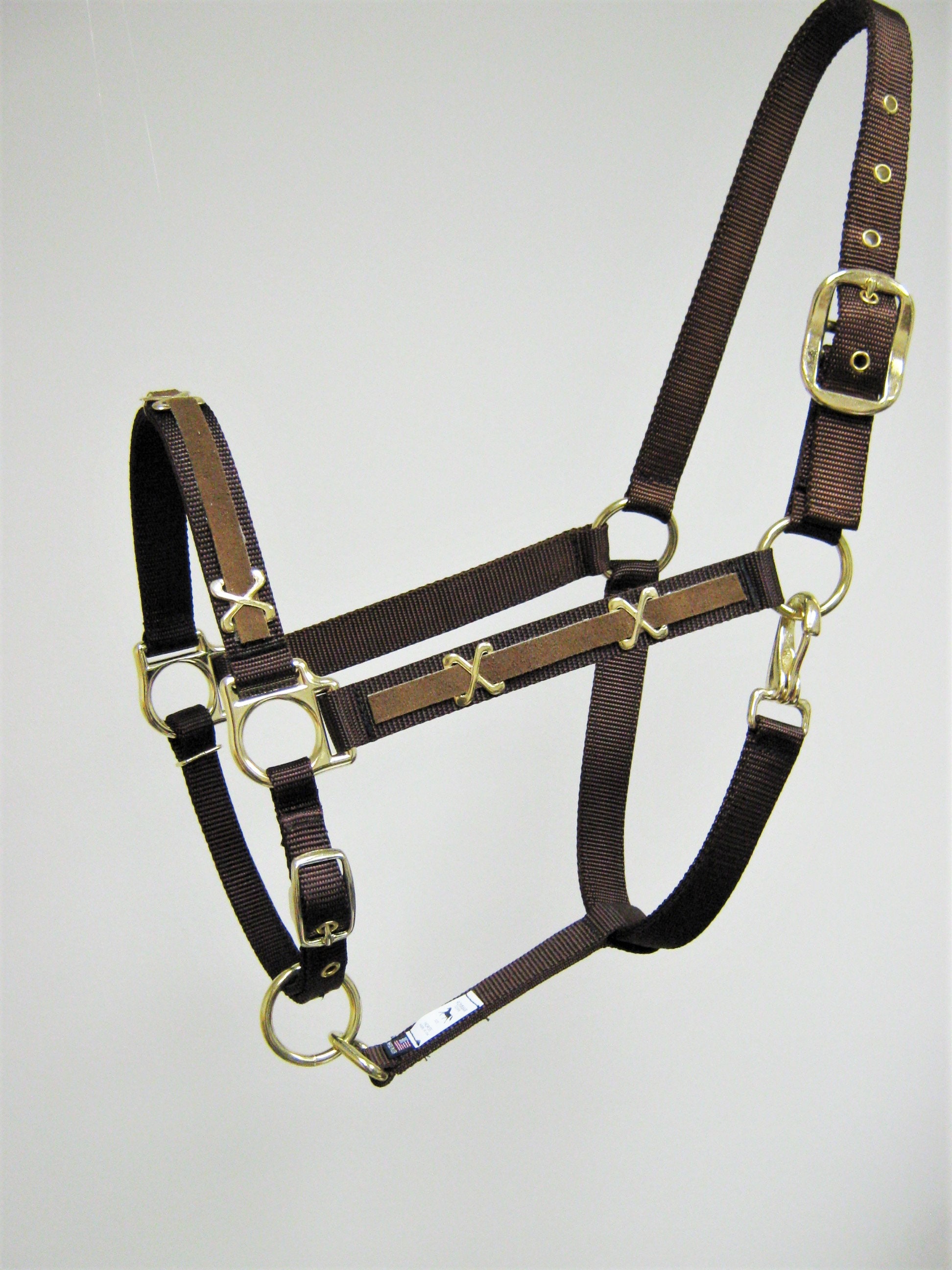 Suede Leather X Horse Halter, Concho X Draft Horse Halter, Custom Large ...
