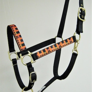 Witches Horse Halter, Witches Feet Mini Horse Halter, Halloween Draft Horse Halter, Holiday Large Horse Halter,