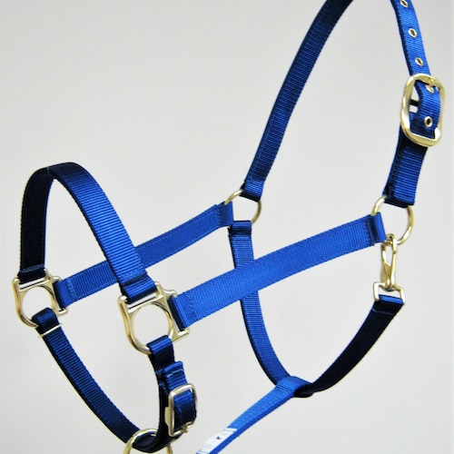 Horse Halter With Fur Full Size Adjustable Tack Shows Etsy