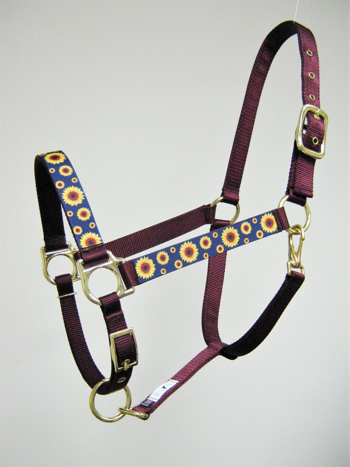 Sunflower Horse Halter Flower Draft Horse Halter Breakaway Etsy