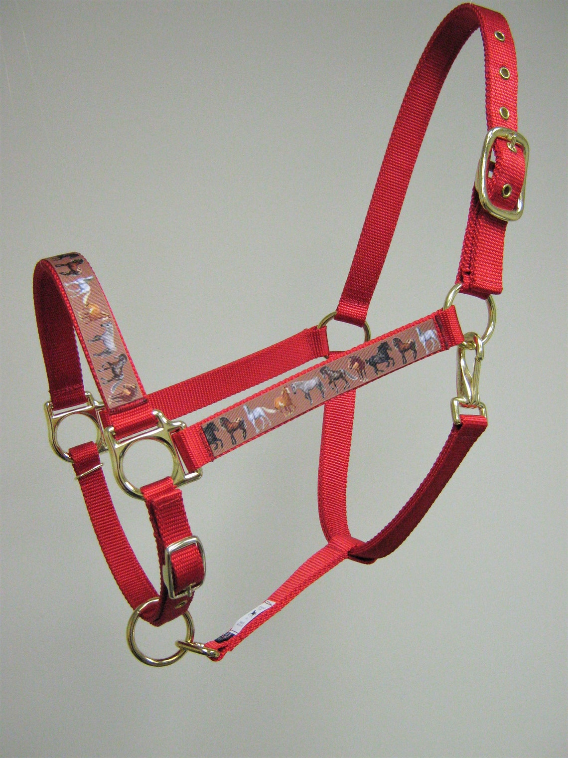 Horse Ribbon Horse Halter Fancy Nylon Horse Halter Horse Etsy