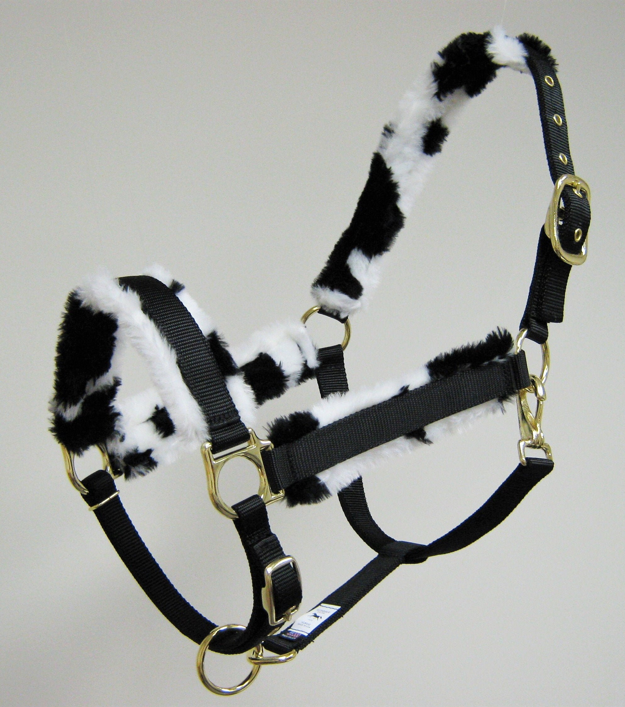 Furlined Horse Halter Padded Horse Halter Purple Horse Etsy