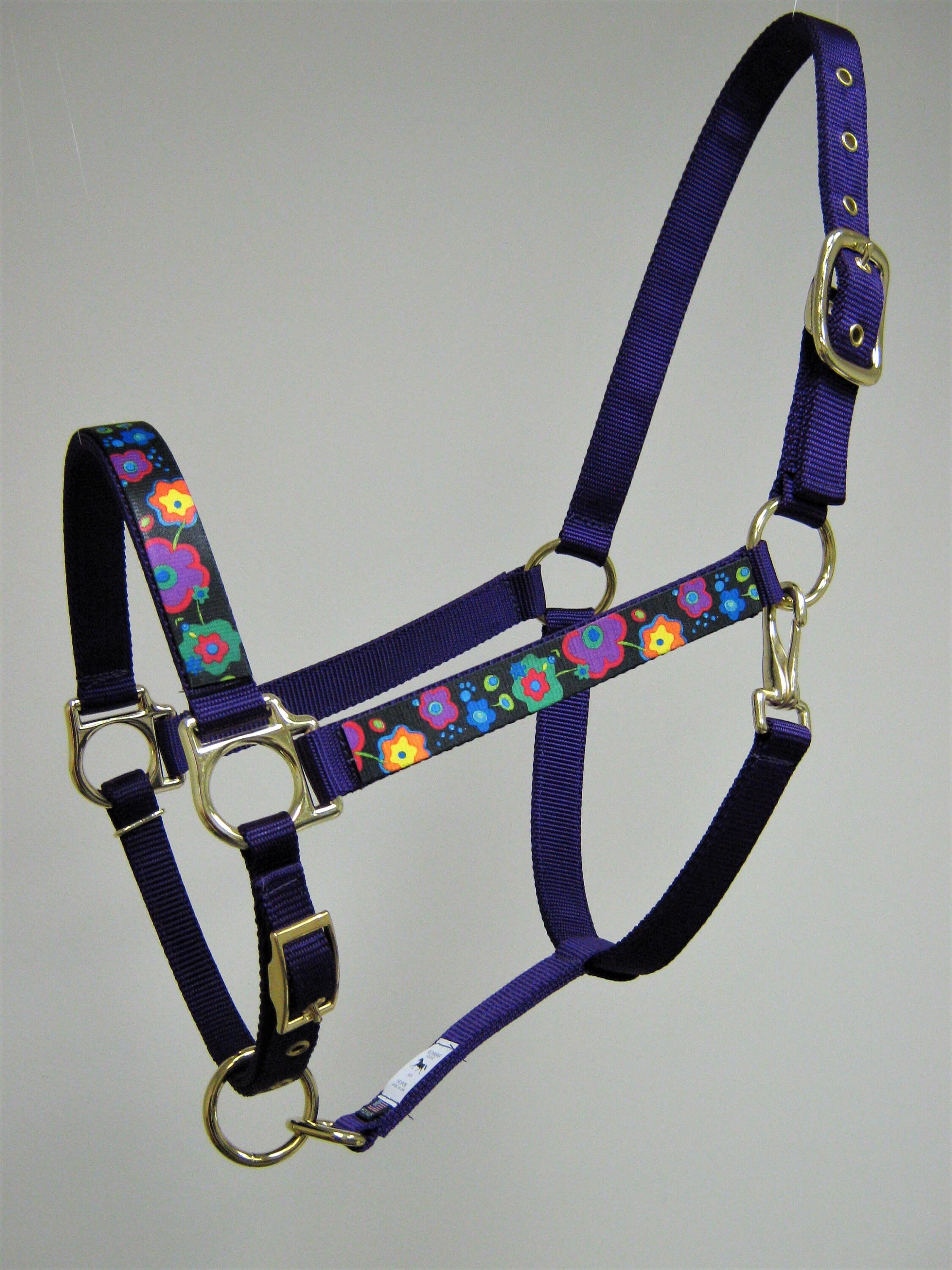 Flower Power Horse Halter Groovy Draft Halter Flower Large Etsy