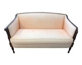 Vintage Upholstered Federal Style Settee