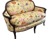 Early 20th Century Louis XV Style Upholstered Settee