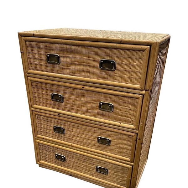 Rattan Dresser Etsy
