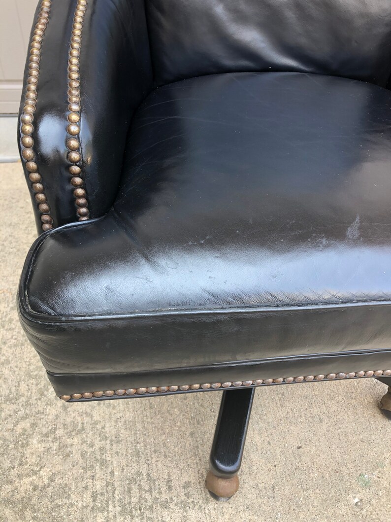 Leather Executive Office Desk Chair By Bradington Young | Etsy