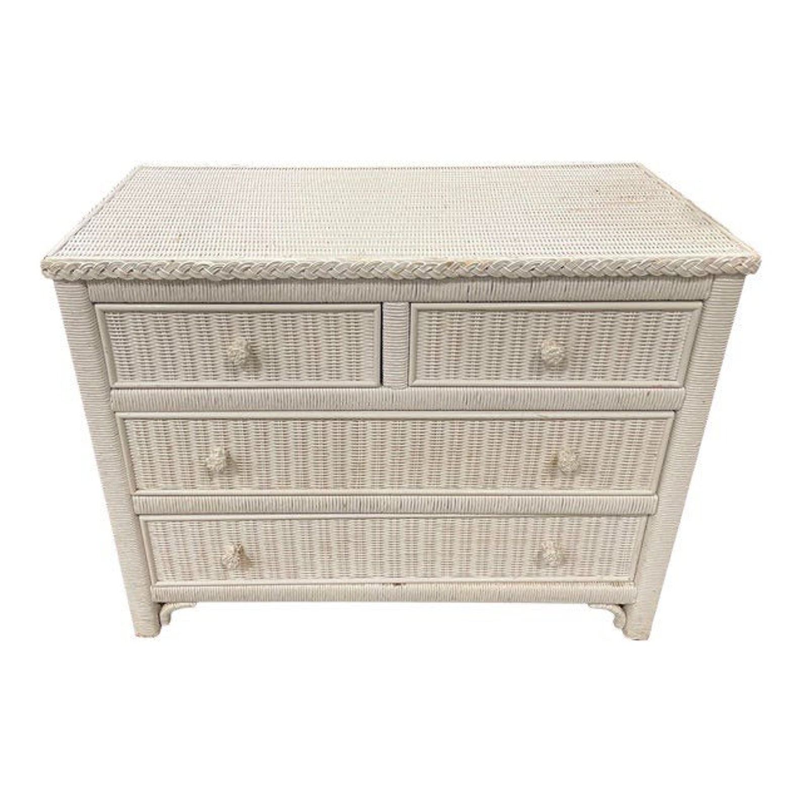 Vintage Wicker Dresser by Lexington Etsy