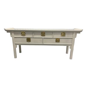 Vintage Pagoda Chinoiserie Style Sideboard Credenza by Century Furniture