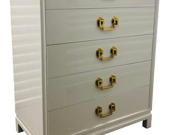 Chinoiserie Mahogany Dresser by Landstrom: High Gloss Accent Piece