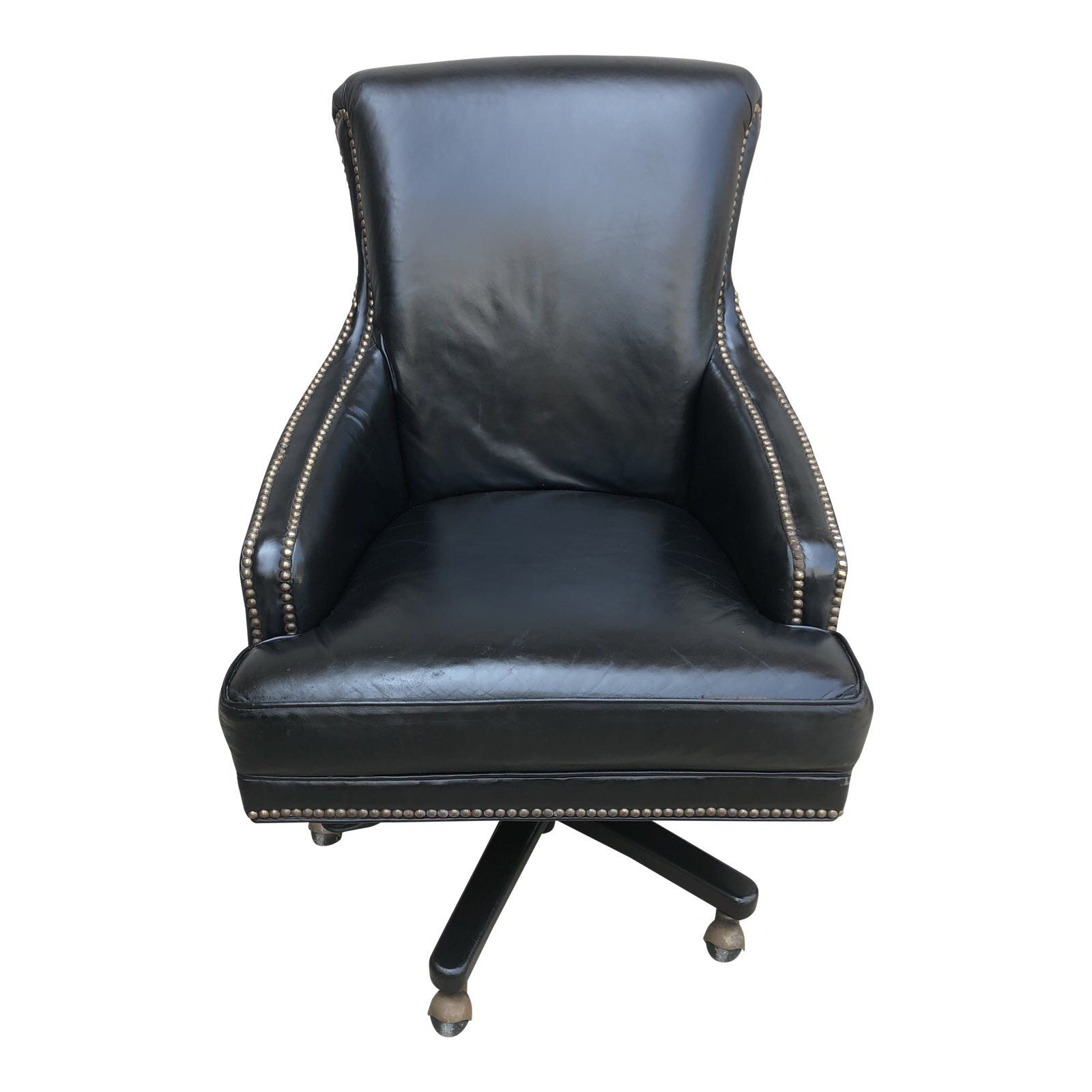 Leather Executive Office Desk Chair By Bradington Young Etsy