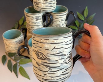 Large Birch Mug