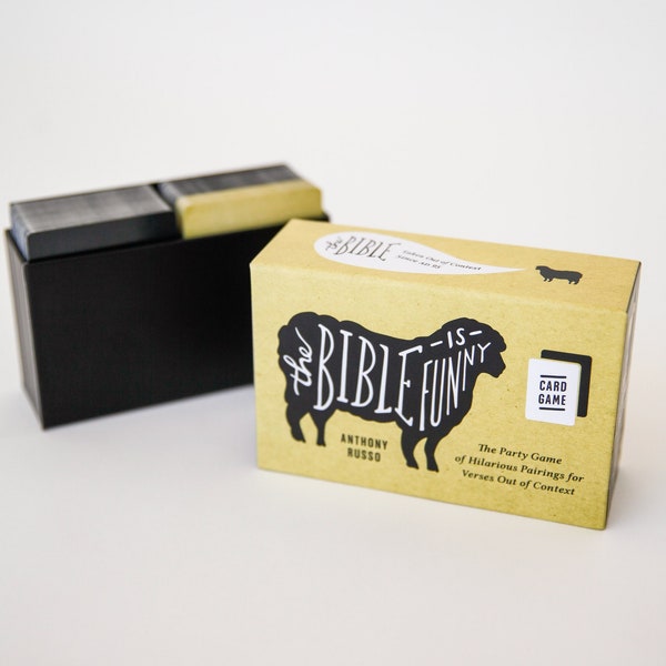 The Bible Is Funny Card Game: Hilarious Verse Pairings (w/ Signed Sticker)