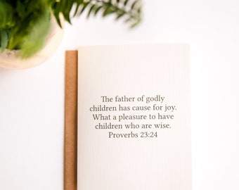 Funny Father's Day Card | Bible Verse Fathers Day Card | Christian Father's Day Card | Funny Bible Verse Fathers Day Card