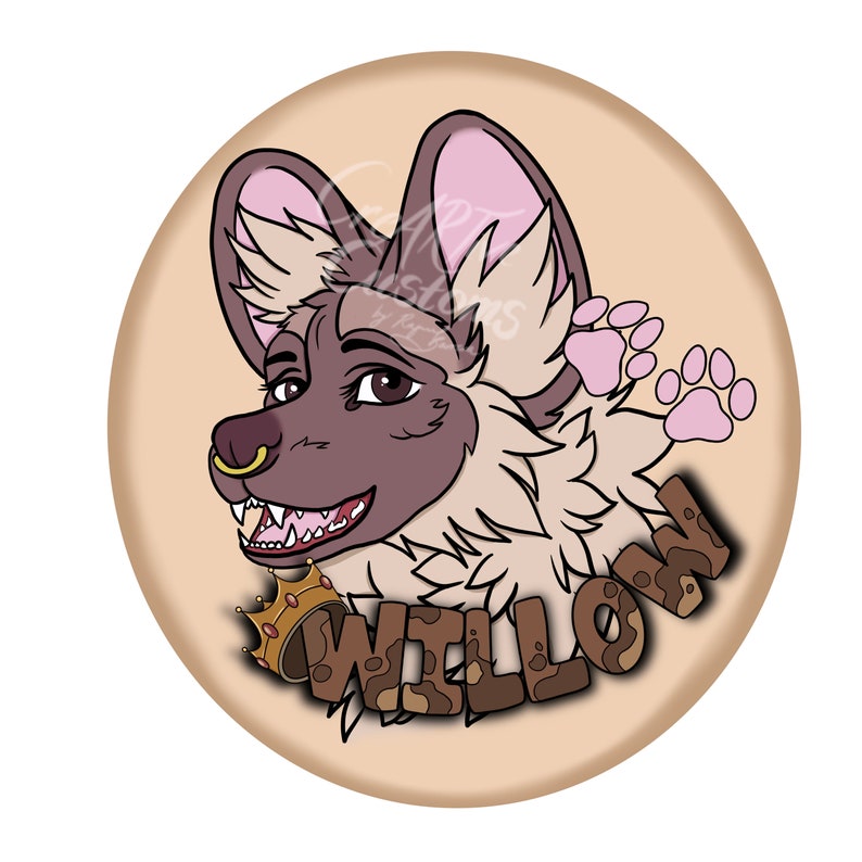 Custom Fursona/furry Stickers Laptop Stickers Die Cut Etsy