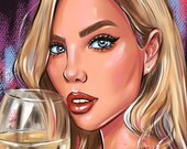 Custom cartoon portrait, oil digital portrait, cartoon logo design