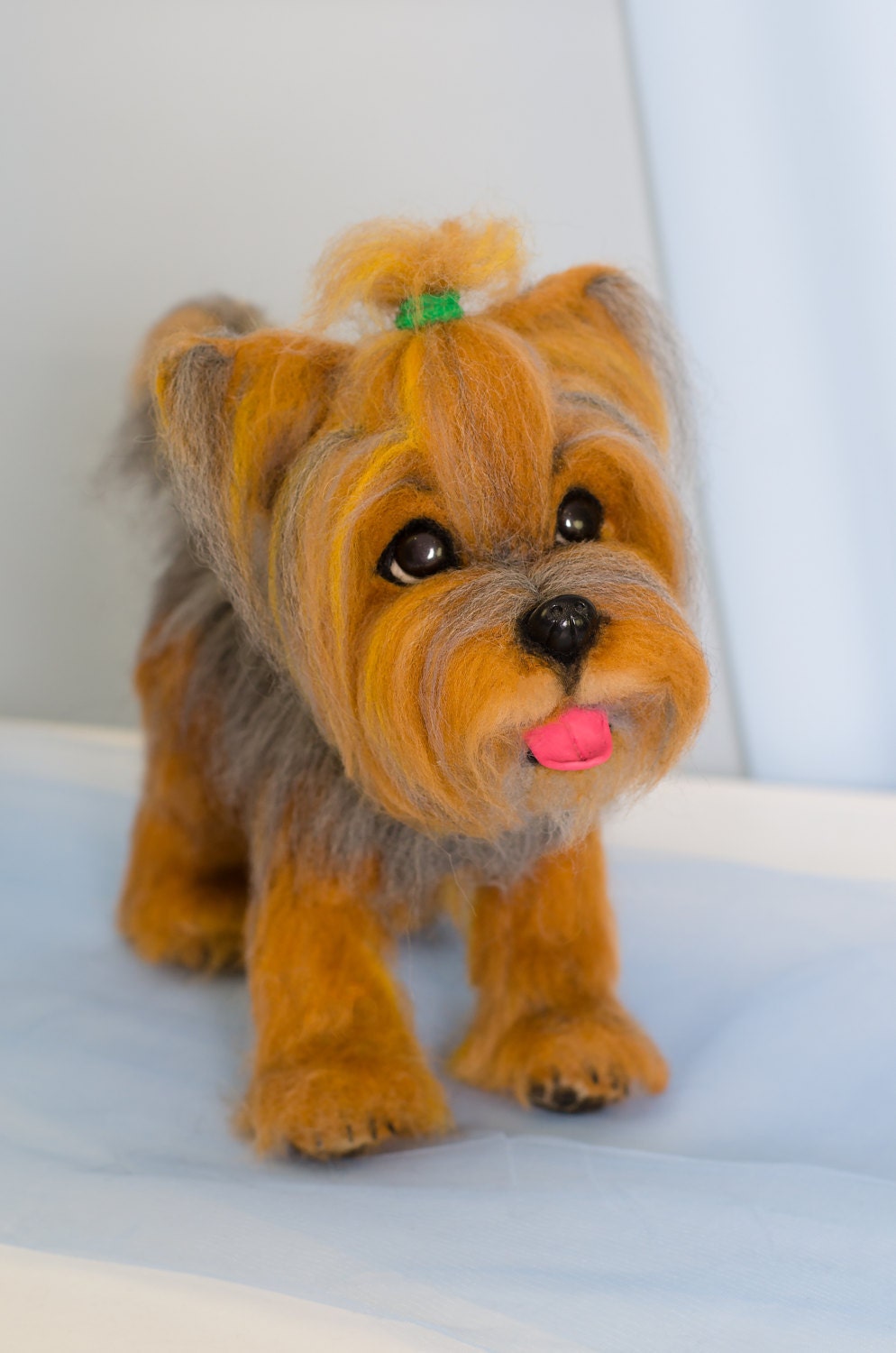 Needle felted yorkshire terrier Needle felted dog Needle Etsy