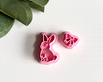 Coquette Bunny Easter Clay Cutter Set