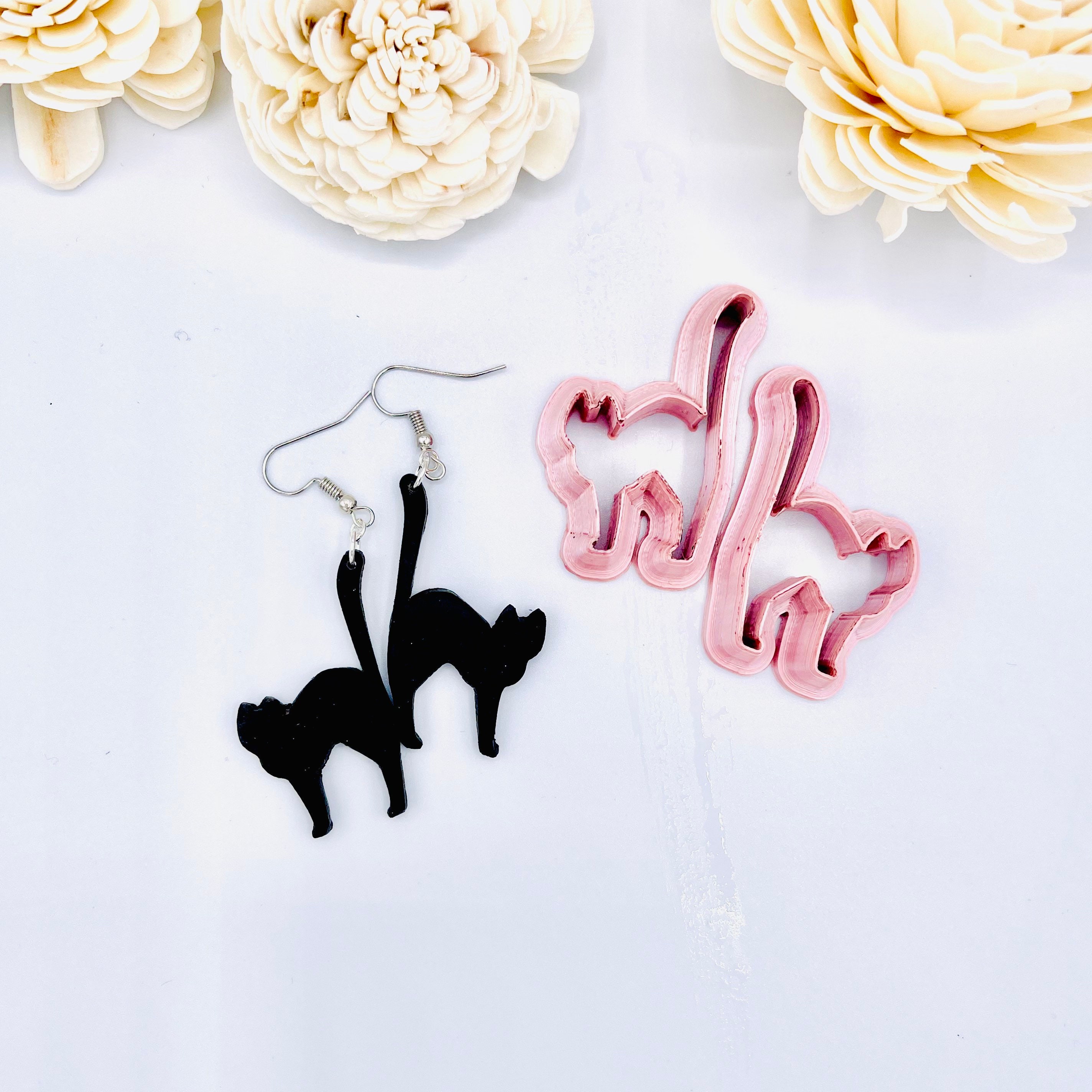 Black Cat Clay Cutter Cookie Cutter Fondant Cutter Etsy