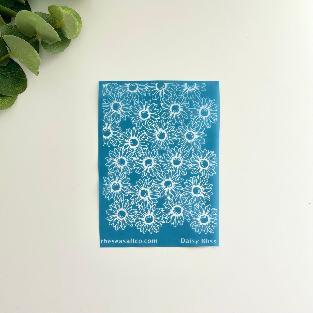 Daisy Bliss Silkscreen Etsy