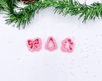 Christmas Clay Cutter Set #1 Cookie Cutter Fondant Cutter