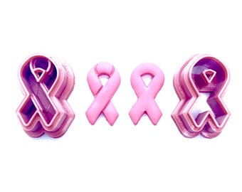 Breast Cancer Ribbon Earring Clay Cutter Cutter Fondant Cutter