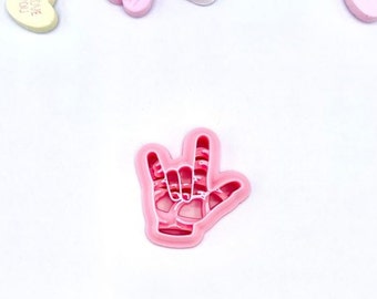 ILY  Sign Language Clay Cutter