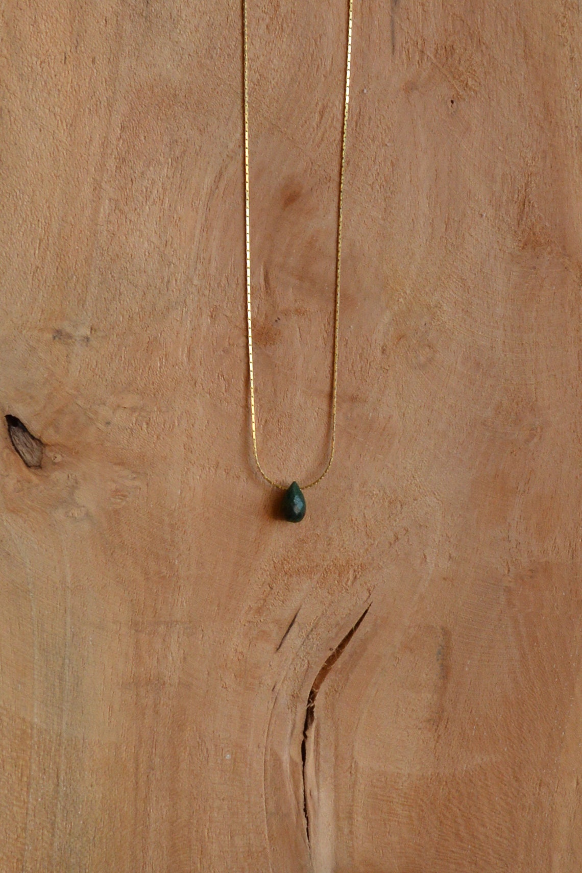 Collier Ras Du Cou Pilgrim Avec Pendentif Feuille Verte En Cristal - Métal Argenté - Occasion