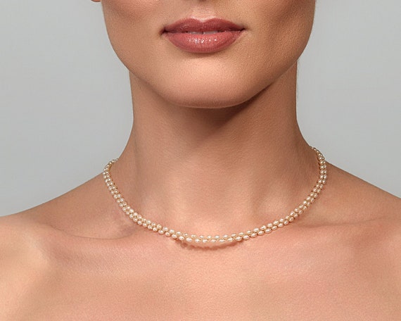 Charlie & Dana ll thin sweetwater pearl necklaces 49cm (+5cm) – Parelmure