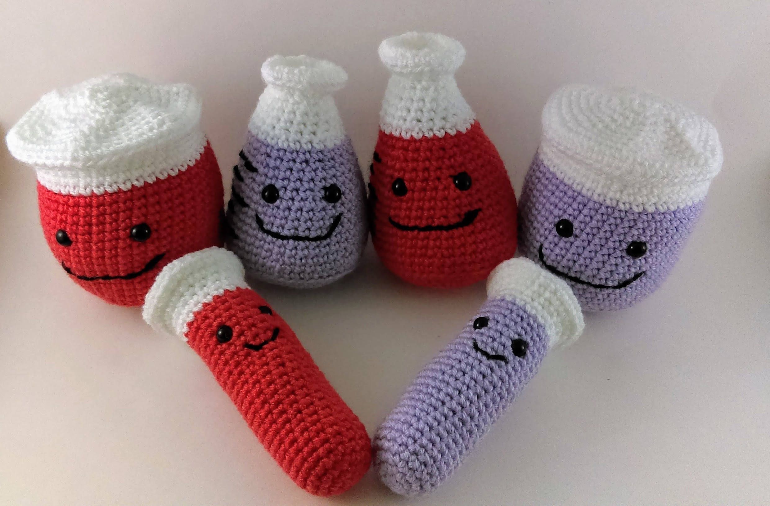 Chemistry Plush Crochet Science Toy Set Crocheted Chemistry Etsy