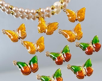 Butterfly Alloy Pendant, DIY Bracelet Necklace Charms, Handmade Accessories For Craft Enthusiasts