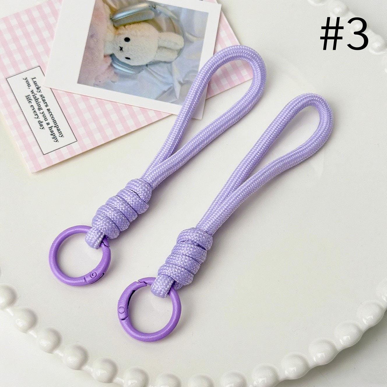Key Charm Two Ropes Rope Knot Handbag Charms: Paracord Keychain, Bag Decoration - 2PCS - Etsy