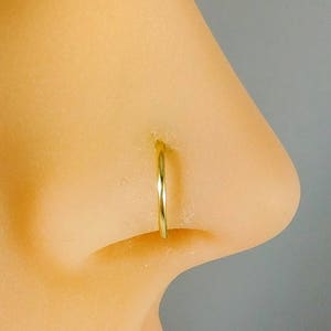 Gefälschte Nase Ring Nase Reifen Tragus Helix Knorpel Gold