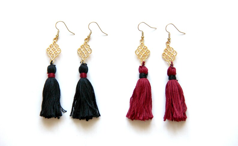 USC Jewelry University of South Carolina Gamecock Color Tassel Earrings Carolina Tassel Earrings U of SC .Carolina Gamecocks Earring