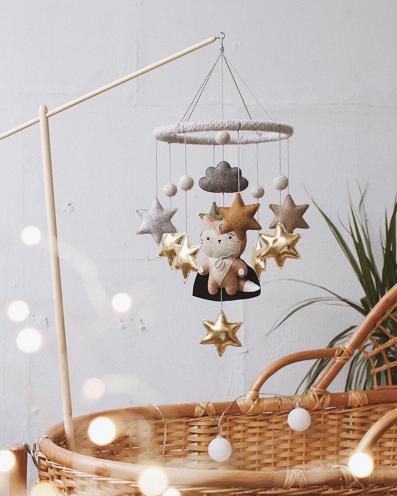 Cat Baby Mobile Boho Mobile Rustic Nursery Decor Animal Baby Mobile Baby Boy Mobile Pets Mobile Crib Mobile Baby Toddler Toys Toys Games Trustalchemy Com