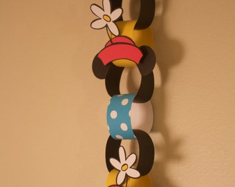 Minnie Mouse Countdown Chain - Vintage