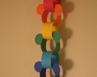 Mickey Rainbow Countdown Chain