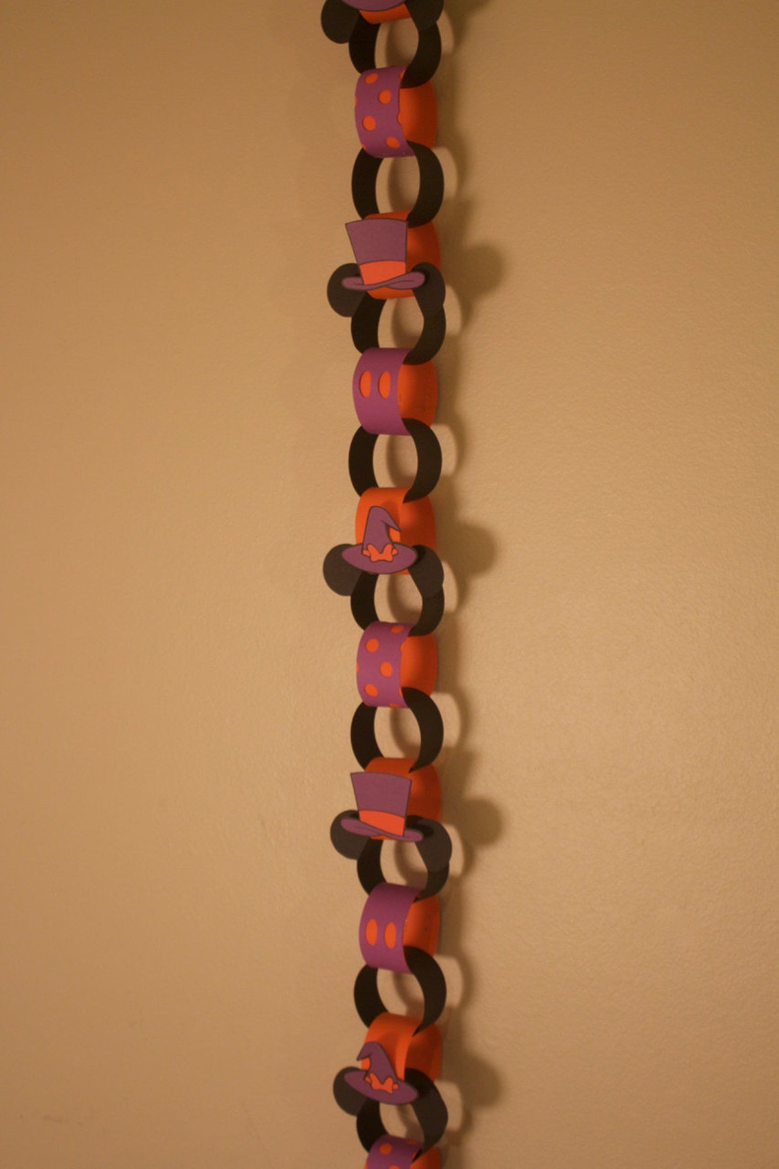 Mickey y Minnie Countdown Chain Halloween Etsy España