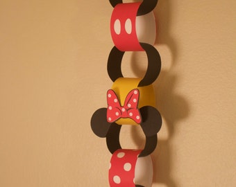 Mickey and Minnie Countdown Chain - Classic