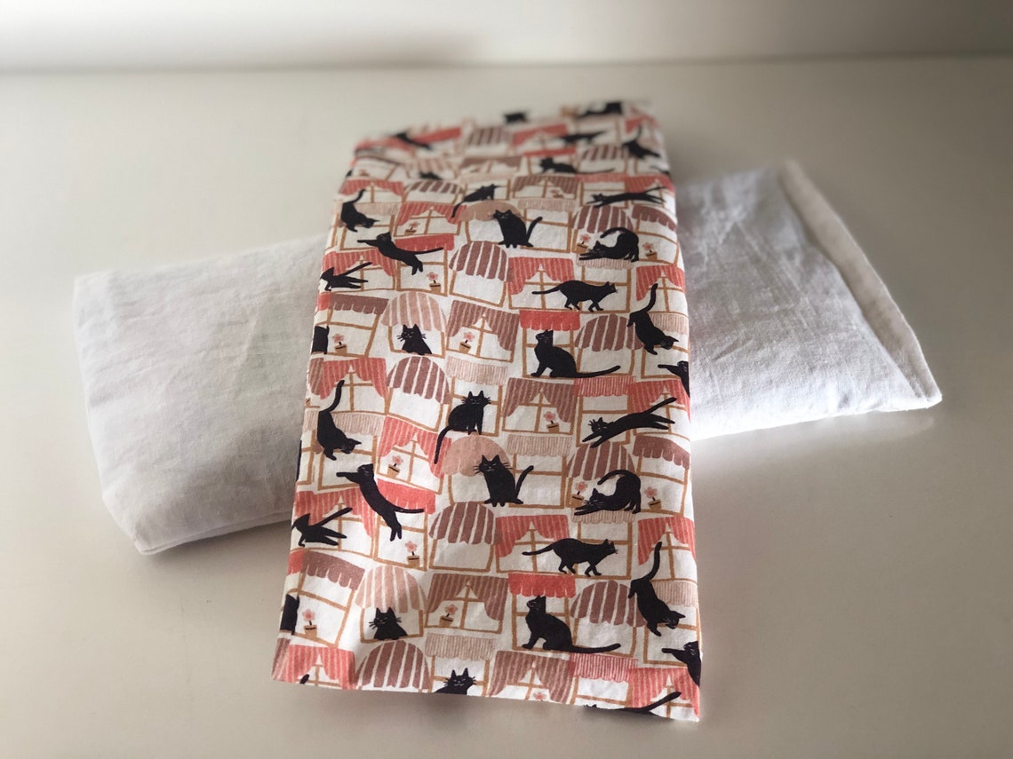 Cat Microwave Heating Pad With Washable Cover. Rice and Etsy