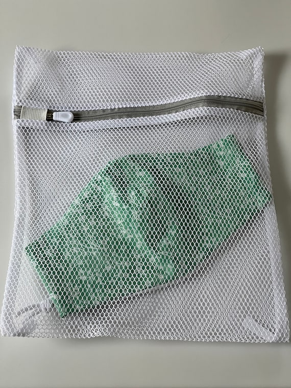 Small Mesh Laundry Bag With Zipper. Small Hole Mesh Laundry Bag for Masks. Washing  Machine Bag. Lingerie Bag 