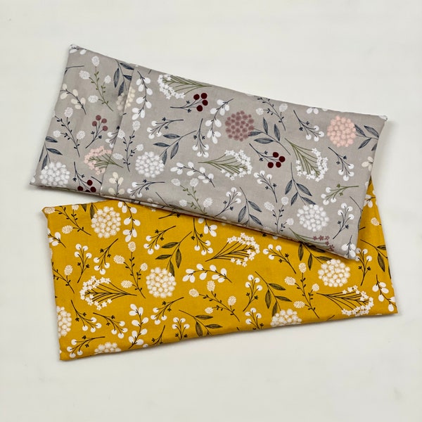 Washable Cover ONLY. Microwave Heating Pad removable cover. Cotton Washable cover. Extra Covers for Rice Bag. COVER ONLY 5x11 inches