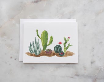 Cactus Garden Card
